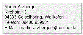 Adresse 2.Vorstand