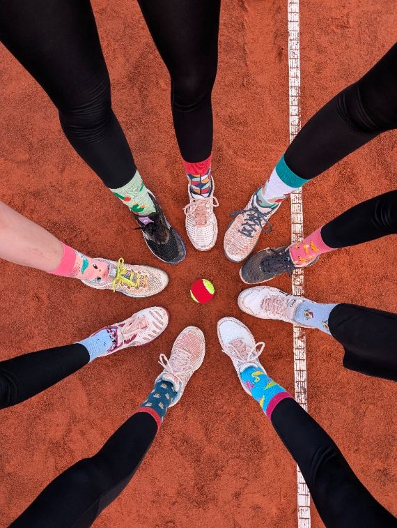 Damenmannschaft-Meisterschaft - Sockenfoto